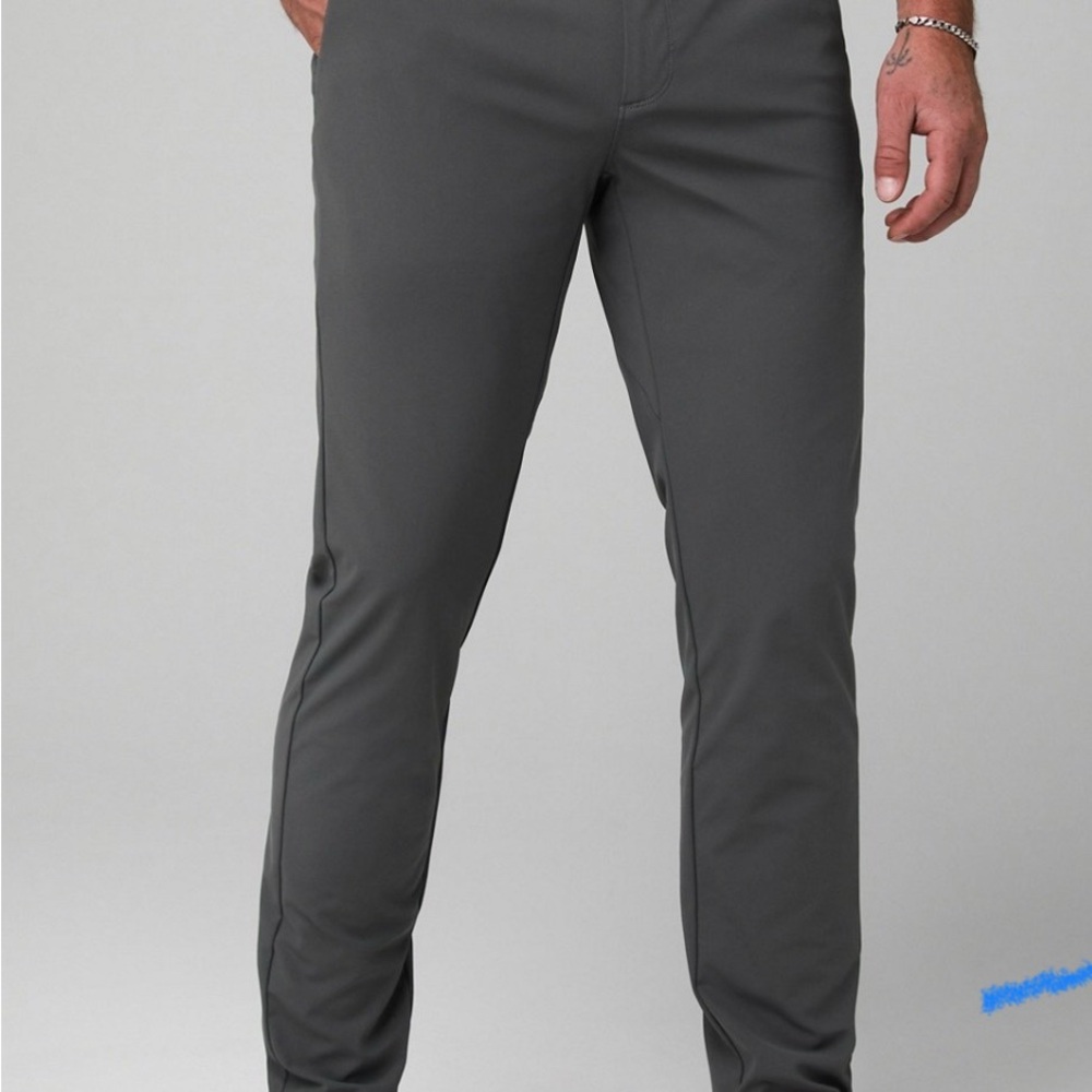 Fabletics Men's Gray Dress Pants